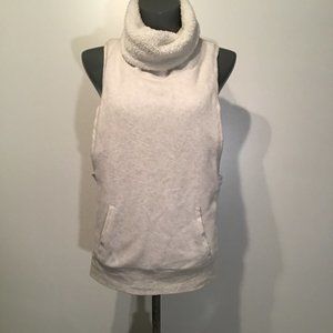 Alo Yoga Haven Sleeveless Turtleneck Frost Winter  Size M